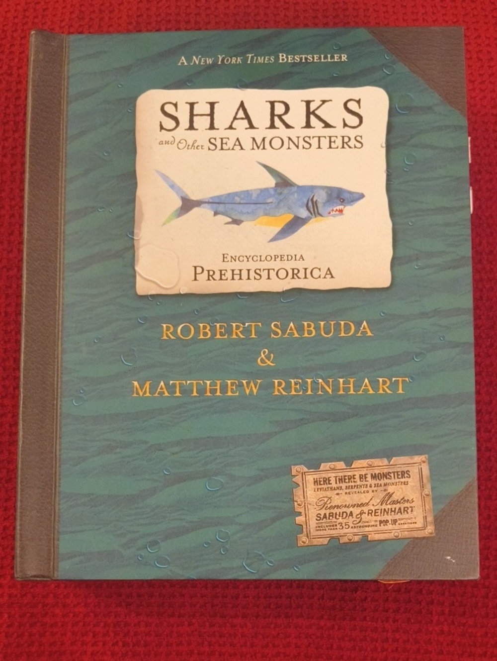 Sharks and Other Sea Monsters Encyclopedia Prehistorica PopUp Book Hardcover EUC
